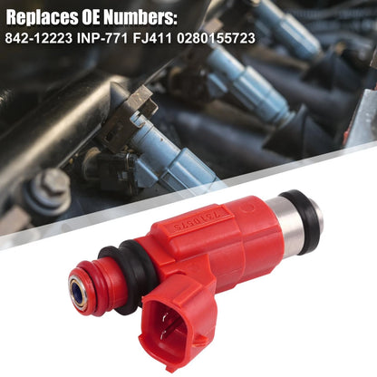 4pcs Red Fuel Injectors for Yamaha Outboard & Mitsubishi Eclipse 3.0L