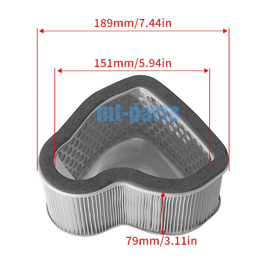 Air Filter Cleaner Element for Honda VTX 1800 S1 S2 S3 T1 (2004-2008)
