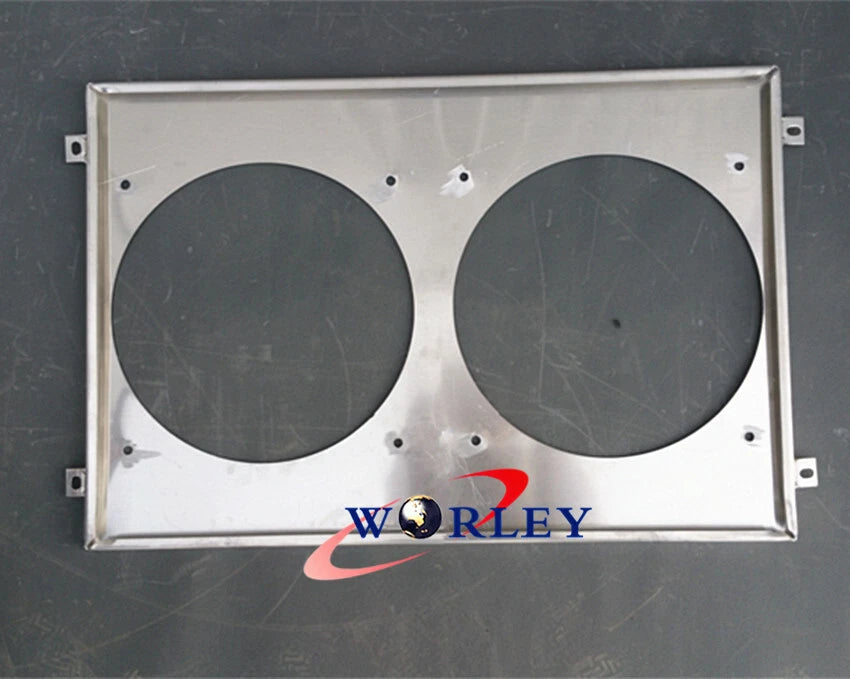 Aluminum Radiator Shroud & Fans for Toyota Land Cruiser HDJ80 HZJ80 (1990-1997)