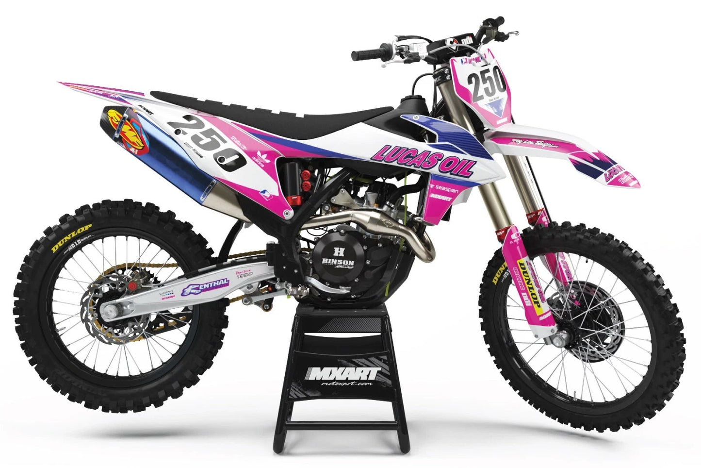 KTM 50 Graphics Full Kit Active Pink Style Stickers Decals (2016-2023)