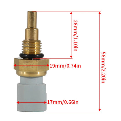 Water Temp Sensor for Kawasaki ZR750 Z750 ZG1400 EX250 Ninja 250R (2004-2019)