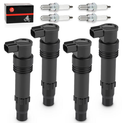 4 x Coils Iridium Spark Plugs for Suzuki Hayabusa GSX1300R (1999–2021)