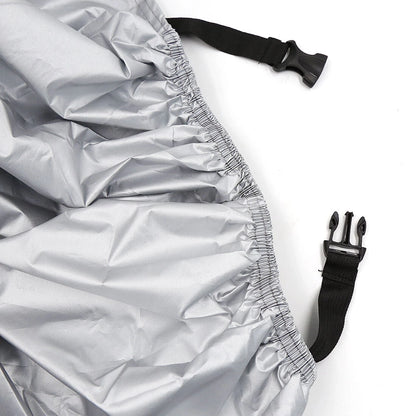XXL Black/Silver Motorcycle Cover for Honda Shadow Rebel 250 500 750 1100 VTX