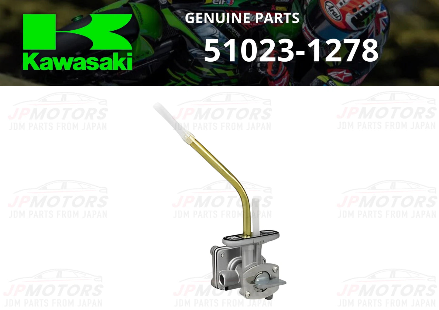 Fuel Tap Petcock for Kawasaki Super Sherpa KL250 KL250G