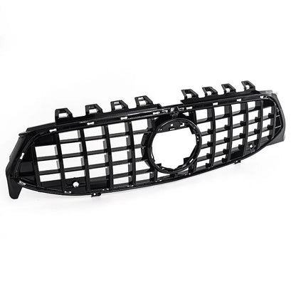 GT Style Gloss Black Front Bumper Grille Trim for Benz CLA Class W118 (2020-2023)