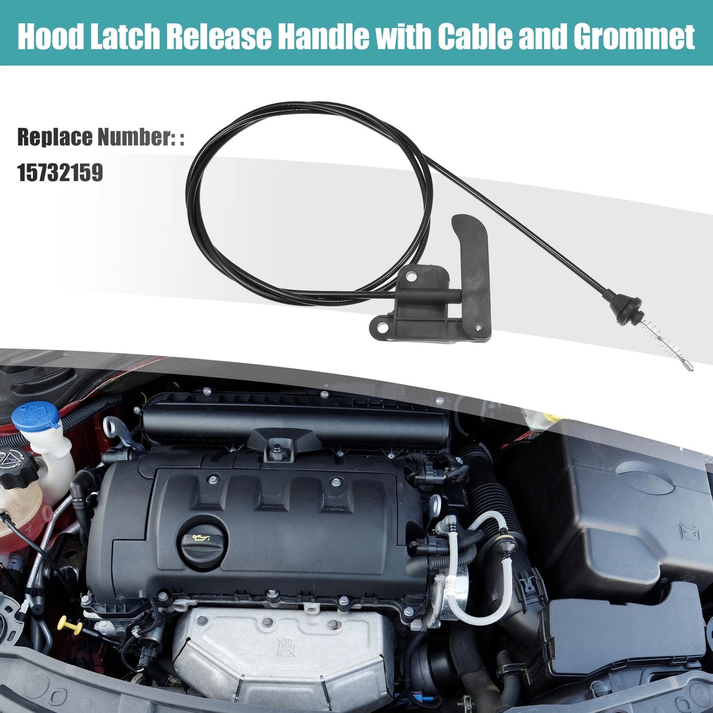 Hood Latch Release Cable for Chevrolet Blazer (1995 - 2001)