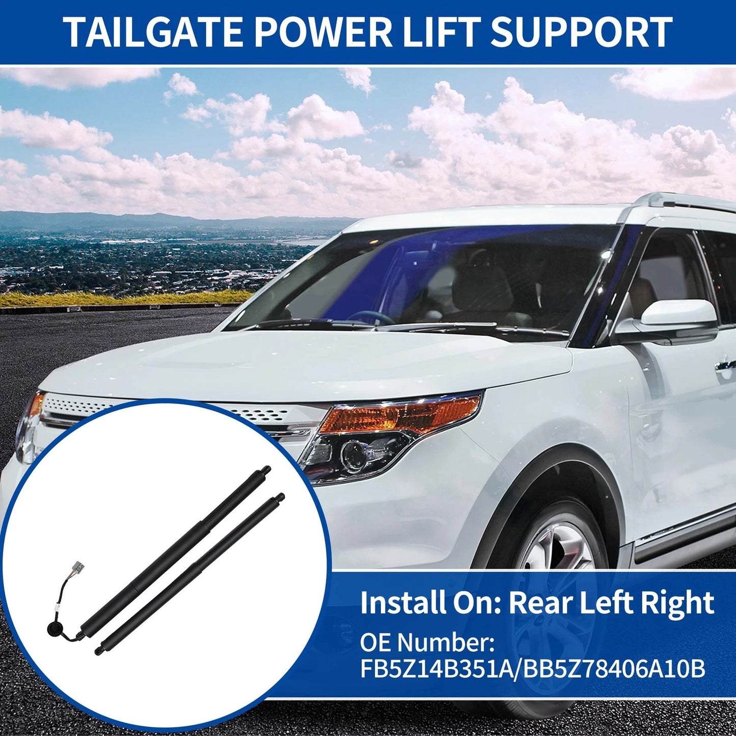Rear Tailgate Power Lift Support for Ford Explorer (2011-2015)