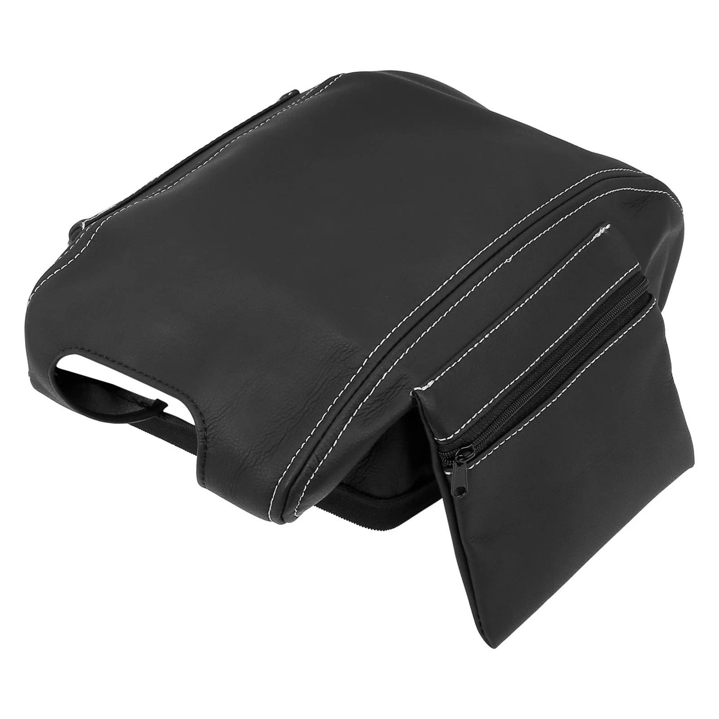 Center Console Lid Armrest Cover for Jeep Wrangler (2011-2017) Black