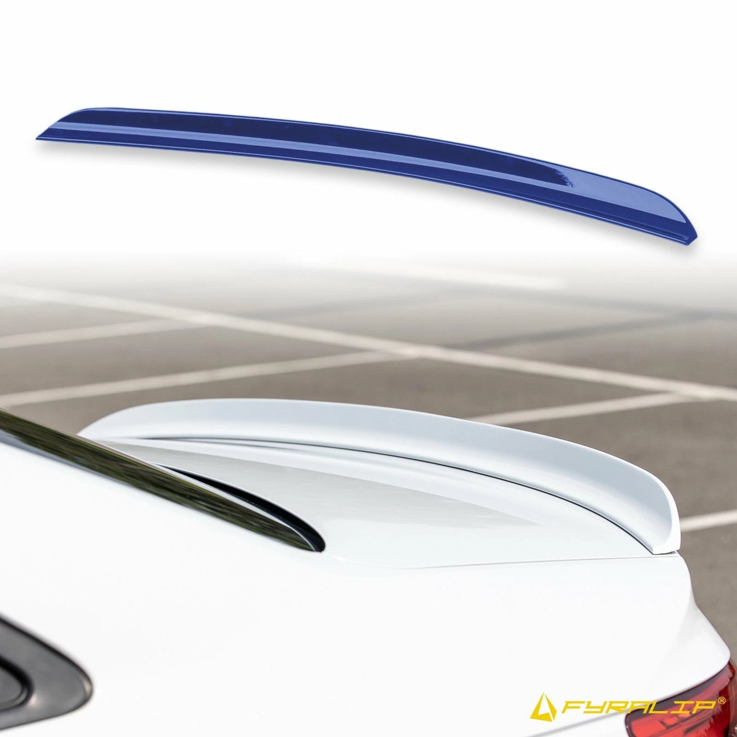Boot Lip Spoiler for VW Jetta MK5 2005-2010 Blue LD5Q