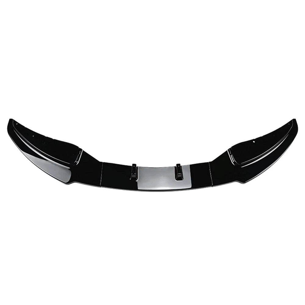 Front Bumper Lip Splitter Spoiler Black for BMW 1 Series E81 E82 E87 E88 (2004-2013)