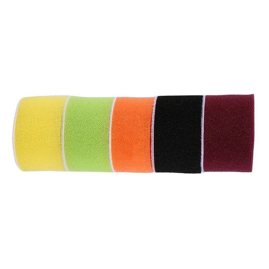 16pcs Round Flat Sponge Waxing Polishing Pads Mat Buffing Detailing Tools