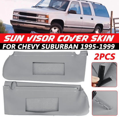 Sun Visor Replacement Cover Leather for Chevy Tahoe Suburban Yukon (1995–1999)