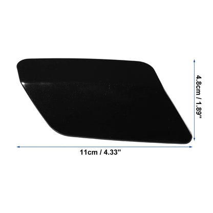 Headlight Washer Nozzle Cover Cap Black for BMW 328i (2011-2013)