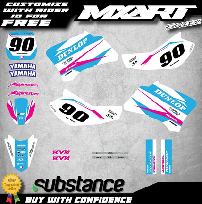 Custom Graphic Kit Decals for Yamaha TTR 90 (2000-2006)
