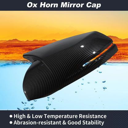 Left Right Ox Horn Rear View Mirror Covers for Honda CR-V (2017-2022)
