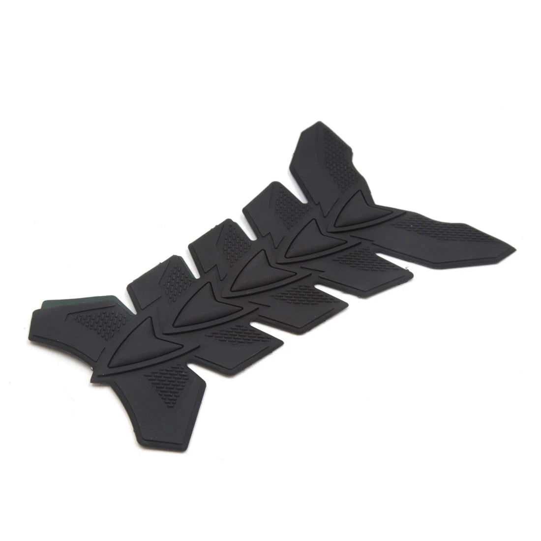 Rubber / Oil Fuel Tank 3D Pad Sticker Protector Emblem Decal Black for Motorcycle