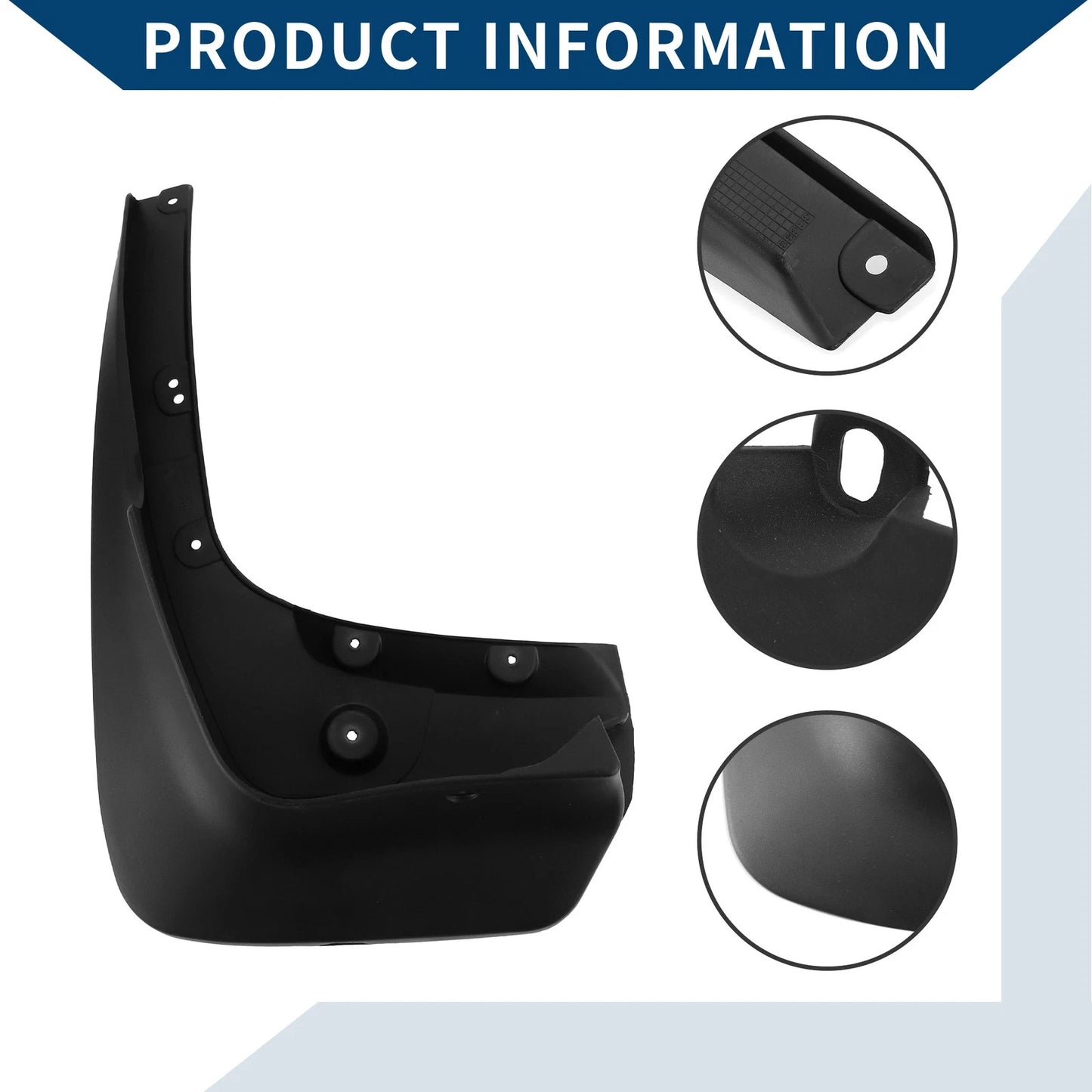 Mud Flaps Splash Guards 1 Set for BMW X6 G06 (2018-2019)