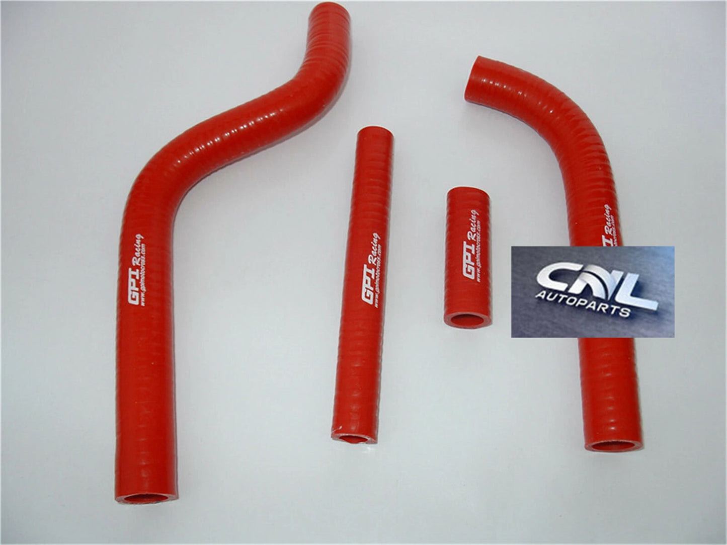 Aluminum Radiator & Red Hose for Yamaha YZ125 (2002-2004)