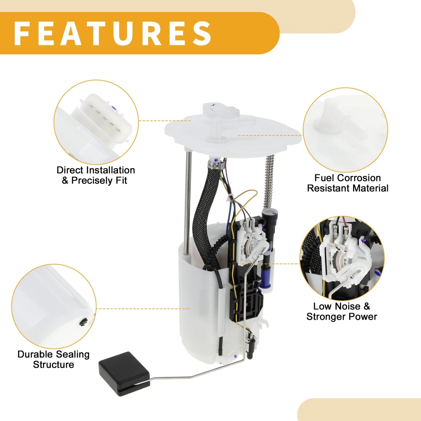 Electric Fuel Filter Pump Assembly for Infiniti FX35 FX50 QX70