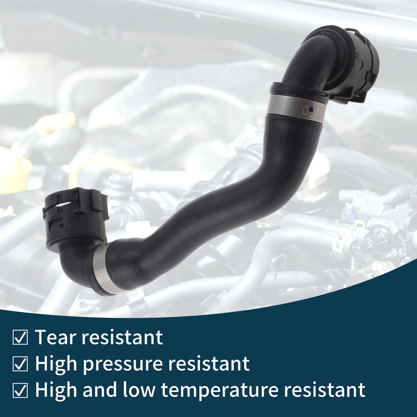 Radiator Hose for BMW 530i Base 2.0L (2017-2023) Coolant Pipe