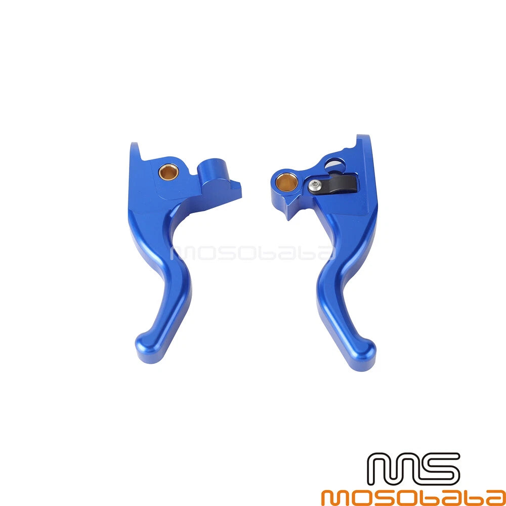 Blue Brake & Clutch Hand Lever Set for Harley Touring FLHTK FLTRX (2013)