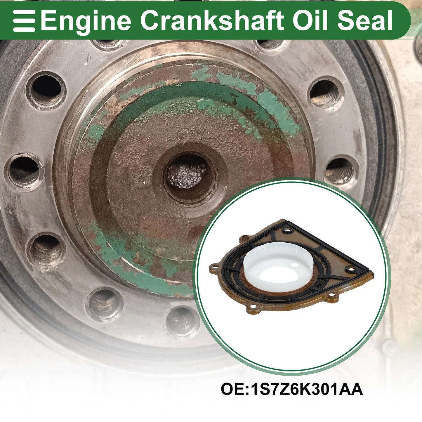 Crankshaft Oil Seal for Ford Escape 2005-2008, 2017-2019 (1 Pc)