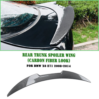 Rear Boot Spoiler Lip for BMW X6 E71 (2008-2014)