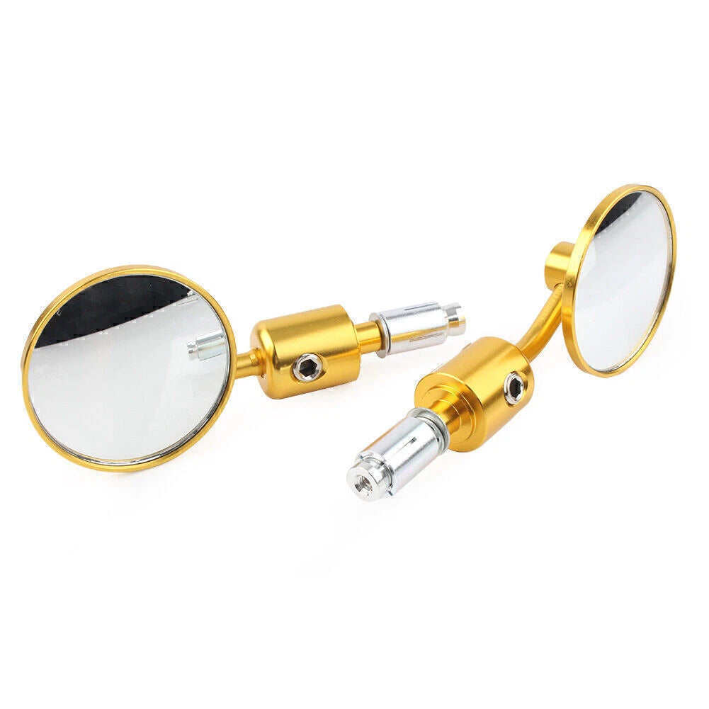 CNC Round 7/8" Bar End Mirrors 2pcs for Universal Motorcycle (No Year)