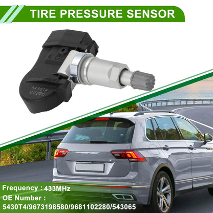 Tire Pressure Sensor 433MHz for Peugeot 308 CC (2010-2013)