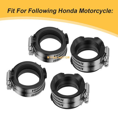4 x Carburetor Intake Boots Carb Holders for Honda ST1100 (1991–2003)