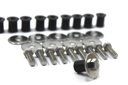 10x Caoutchouc Prisonnier Écrous & Inox M5 for Lotus Elise Exige Europa