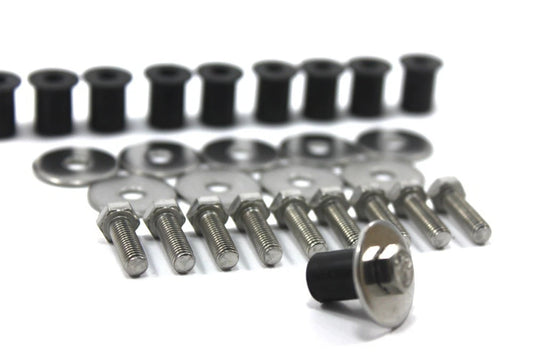 10x Caoutchouc Prisonnier Écrous & Inox M5 for Lotus Elise Exige Europa