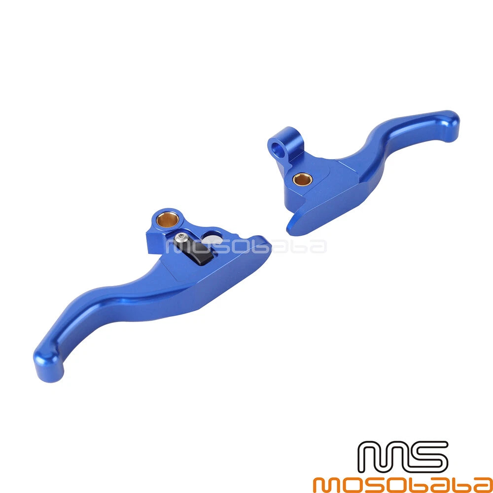 Blue Brake & Clutch Hand Lever Set for Harley Touring FLHTK FLTRX (2013)