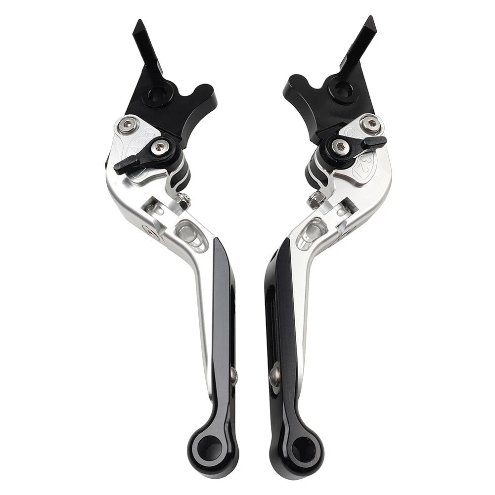Silver Extendable Brake Clutch Levers for BMW R1200GS (2004-2012) R1200GS ADV (2006-2013)