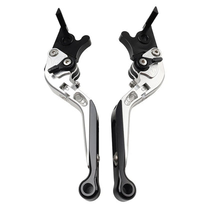Silver Extendable Brake Clutch Levers for BMW R1200GS (2004-2012) R1200GS ADV (2006-2013)