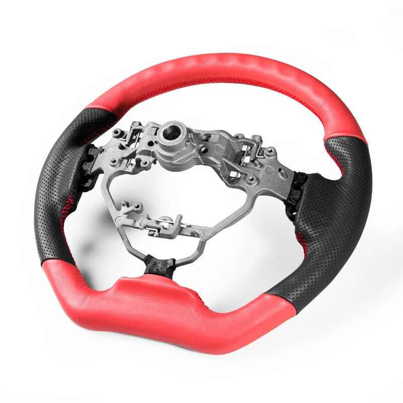Flat Sport Steering Wheel Red Leather for Lexus IS/CT/NX (2000-2023)