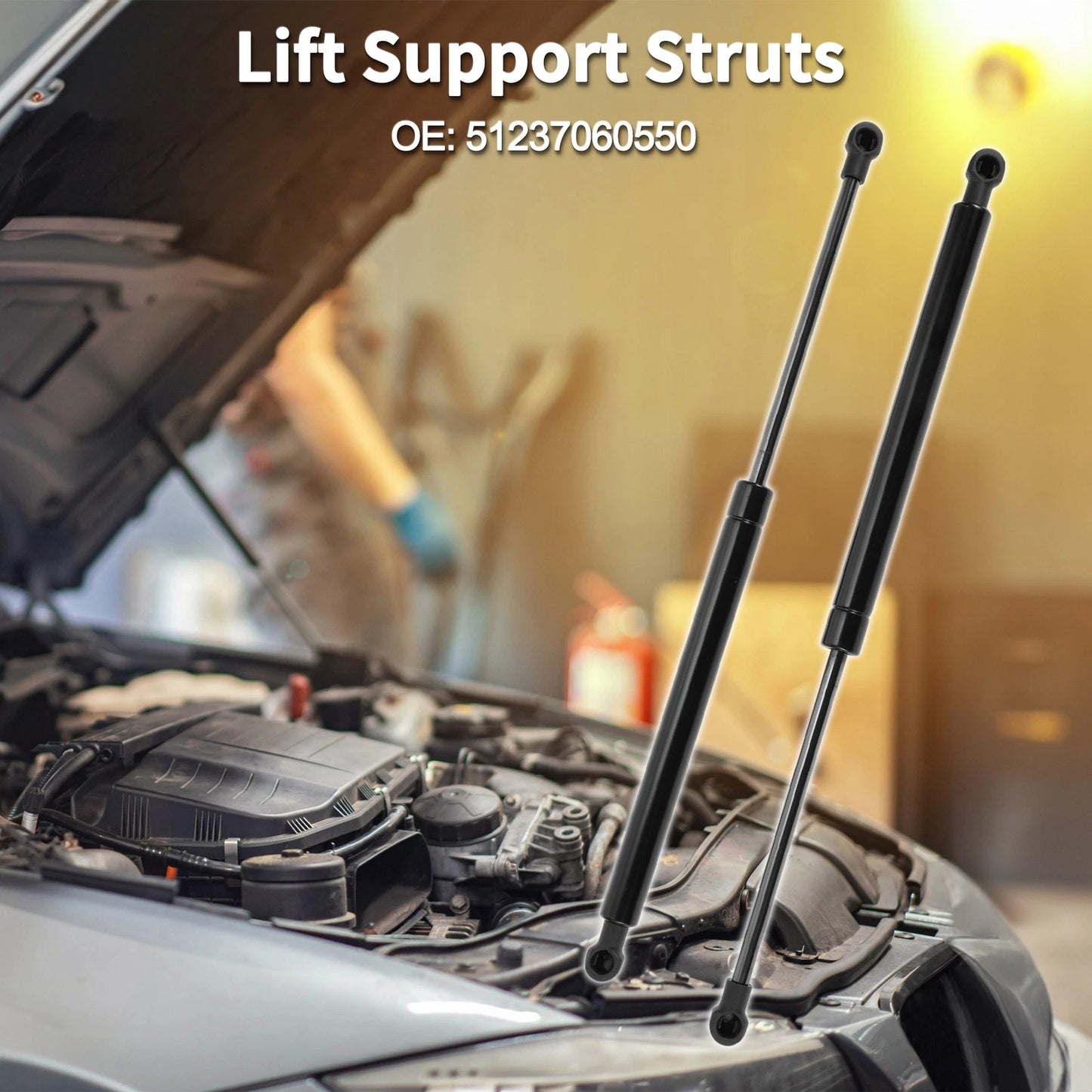 Hood Lift Supports Struts for BMW 325i 328i E90 E91 E92 (2006-2013)