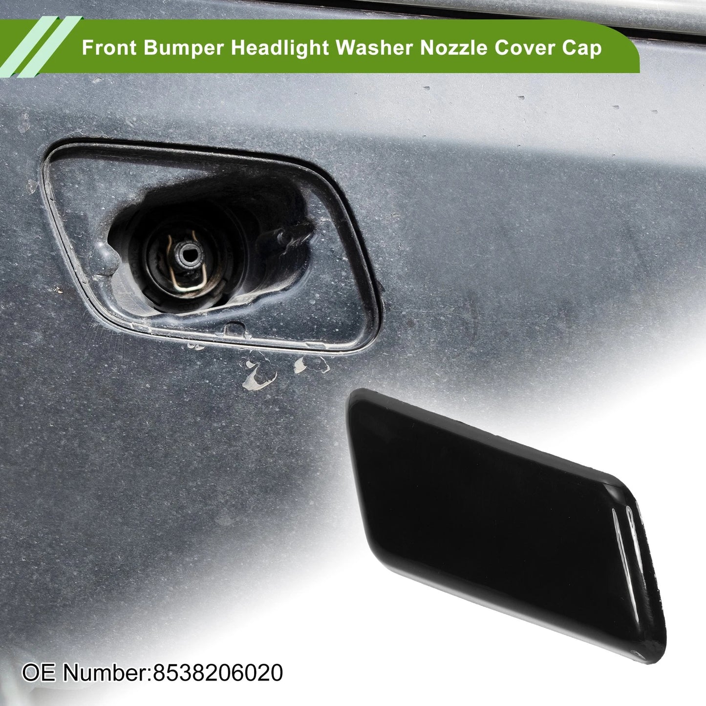 Front Right Washer Nozzle Cover for Toyota Camry (2009-2012) Black