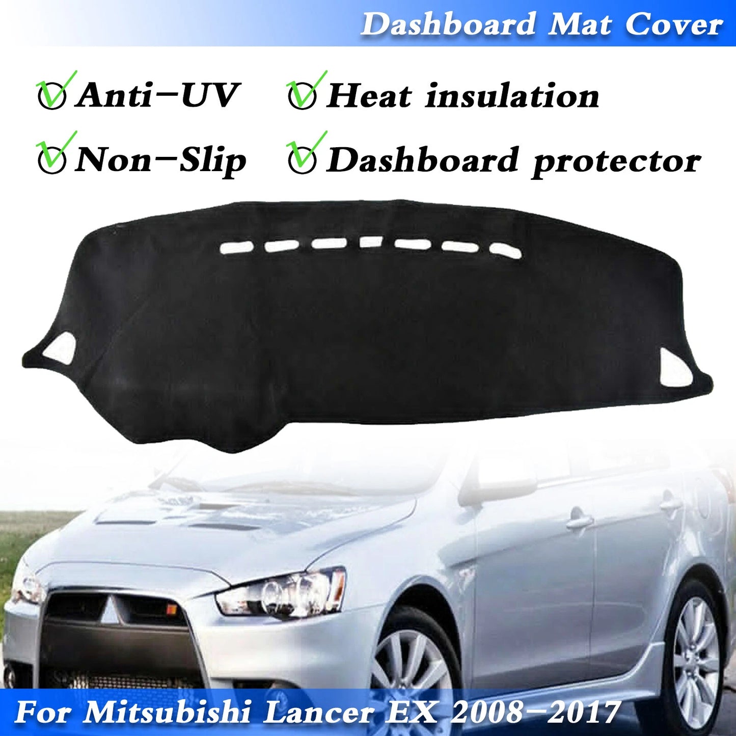 Dashboard Cover for Mitsubishi Lancer EX (2008-2017)