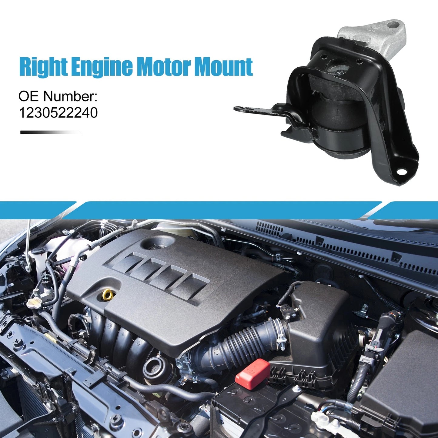 Engine Motor Mount & Transmission Mount for Toyota Corolla (2001-2008)