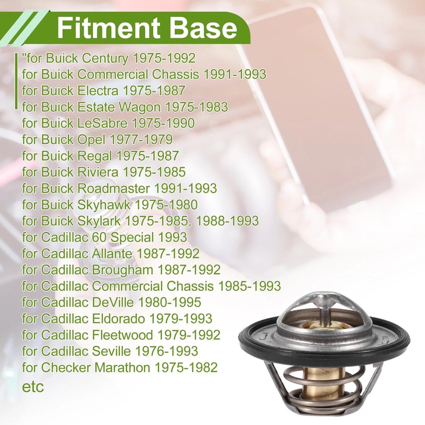 Engine Thermostat for Ram 1500 (1994-2003), Dakota (1987-2003)