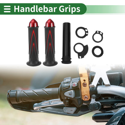 7/8" 22mm Motorcycle Hand Grips Red Arrow Pattern for Motorcycle