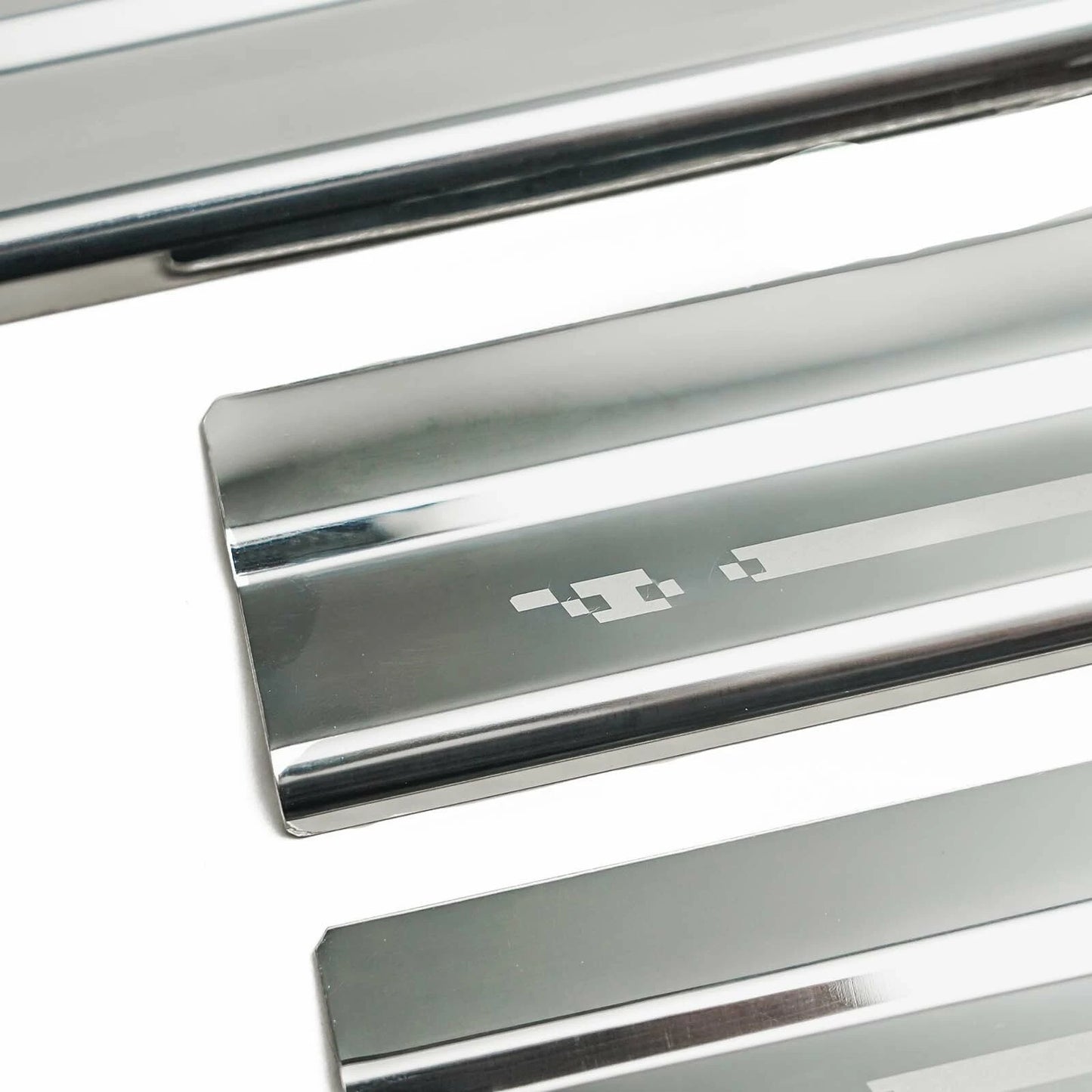 Chrome Stainless Scuff Plates 4 Doors for Nissan Navara D23 (2015-2022)