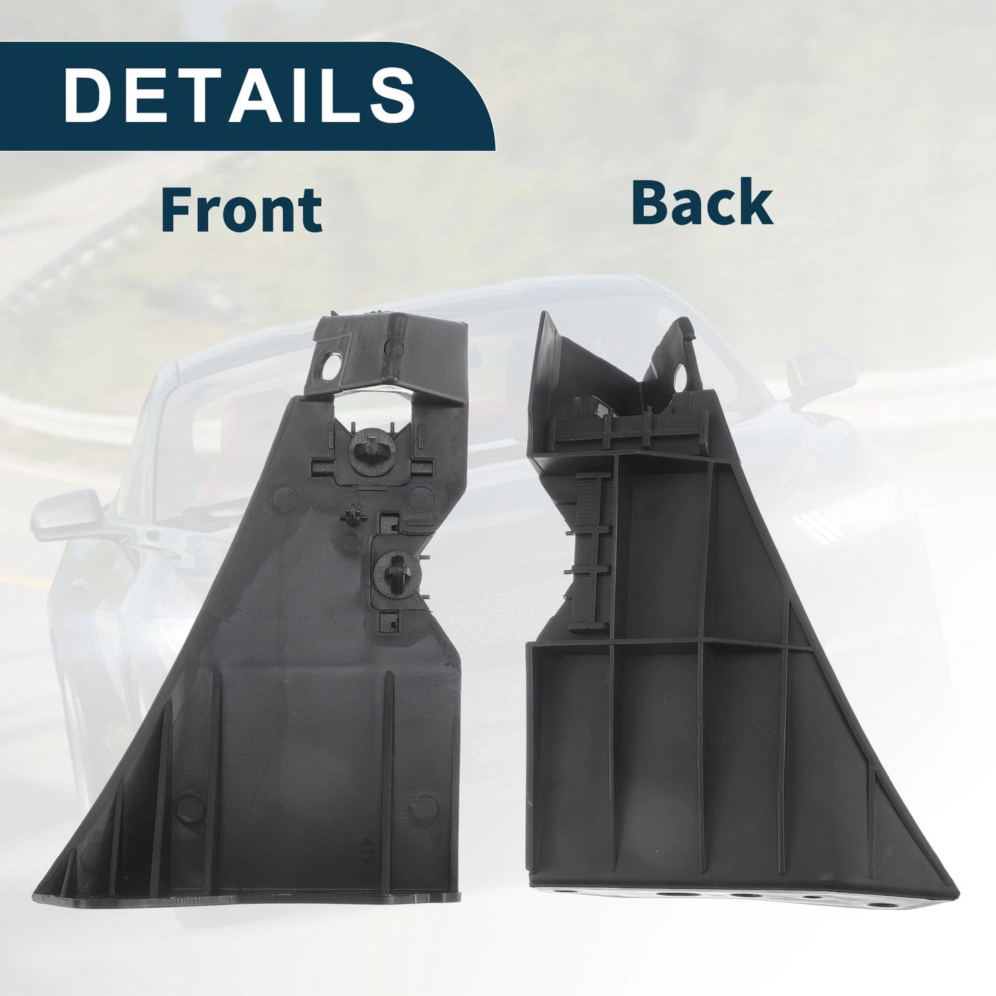 Right Front Bumper Retainer Bracket for Ford Mustang (2005-2014)