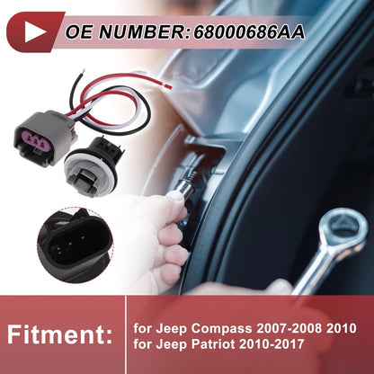 Parking Light Bulb Socket Wiring for Jeep Compass (2007-2008, 2010)