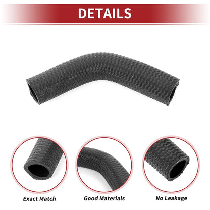 Heater Hose Rubber Black for Nissan Altima (2002-2007)