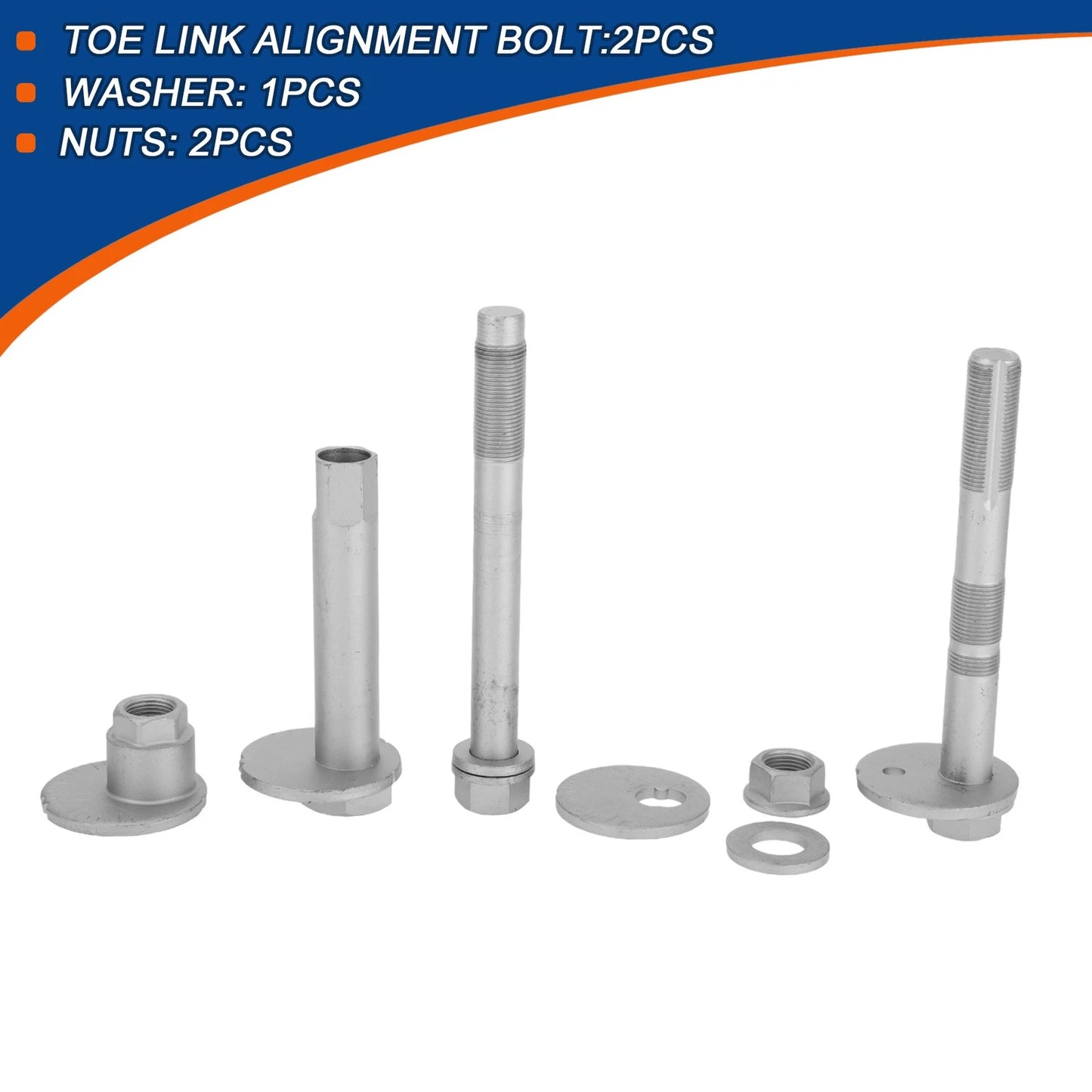 Front Camber Alignment Bolt for Toyota Tundra 2007-2019 (2 x Nuts)