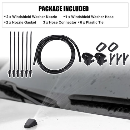 Windshield Washer Nozzle Spray Kit for Toyota Sienna (2004-2010)