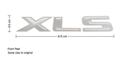 SILVER XLS Rear Tailgate Decal Sticker for Ford Ranger (2005-2011)