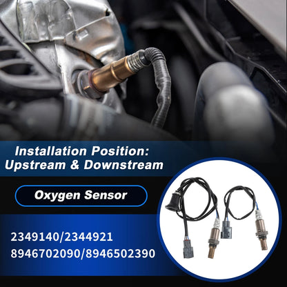 2 x Upstream & Downstream Oxygen Sensor for Toyota Camry (2018–2020)